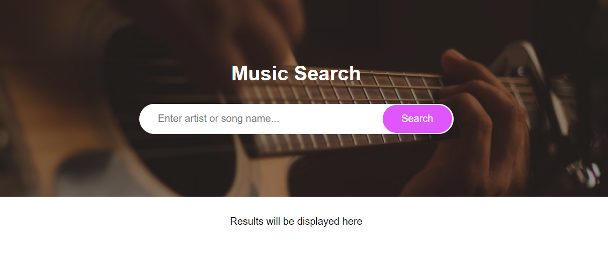 پروژه جستجوی موزیک - Music Serarch
